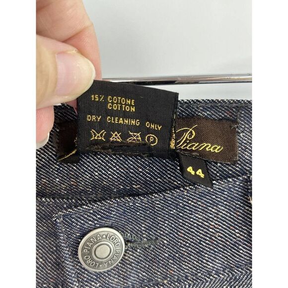 Loro Piana Womens Wool Silk Trousers Pants Italy Size 44 8 US Straight leg - Picture 4 of 12